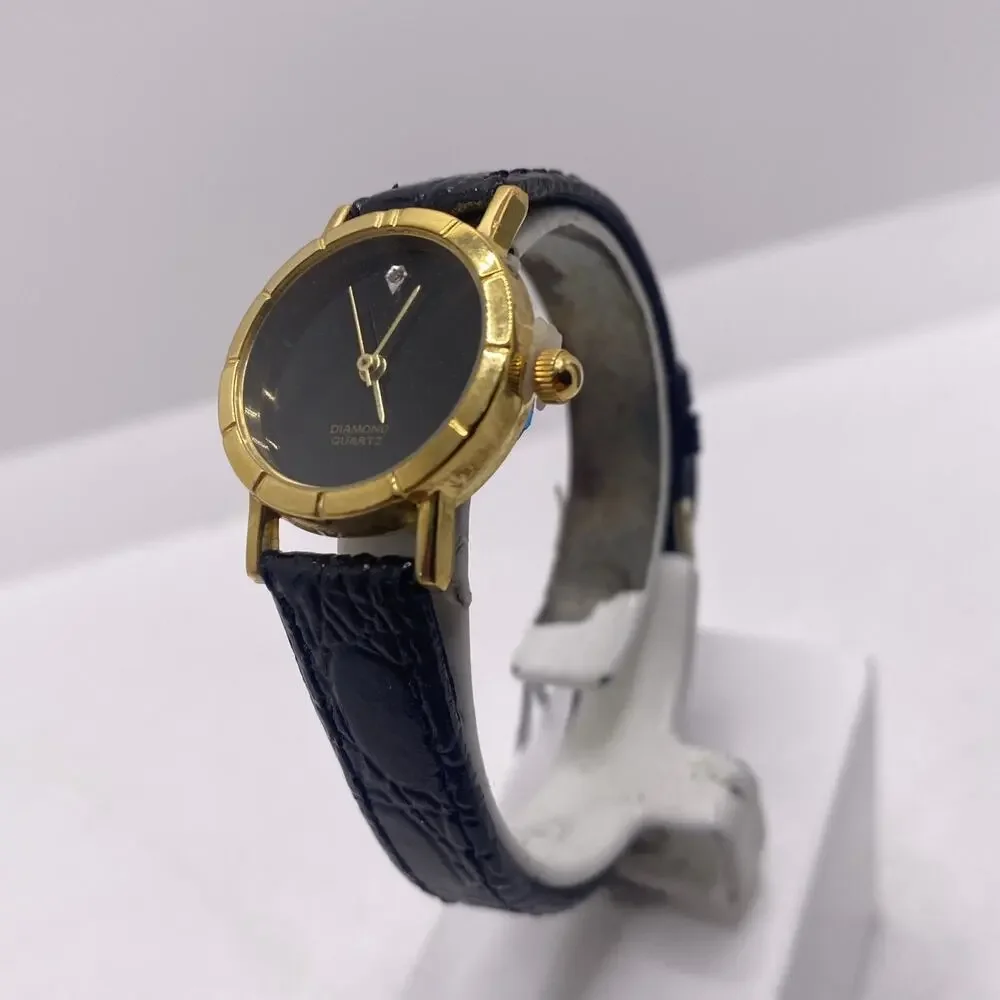 Womens Vintage Leather Quartz Fashion Watch New Battery